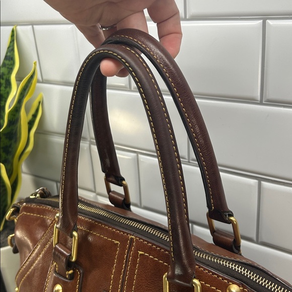 DOONEY & BOURKE LARGE BROWN FLORENTINE - Picture 6 of 16